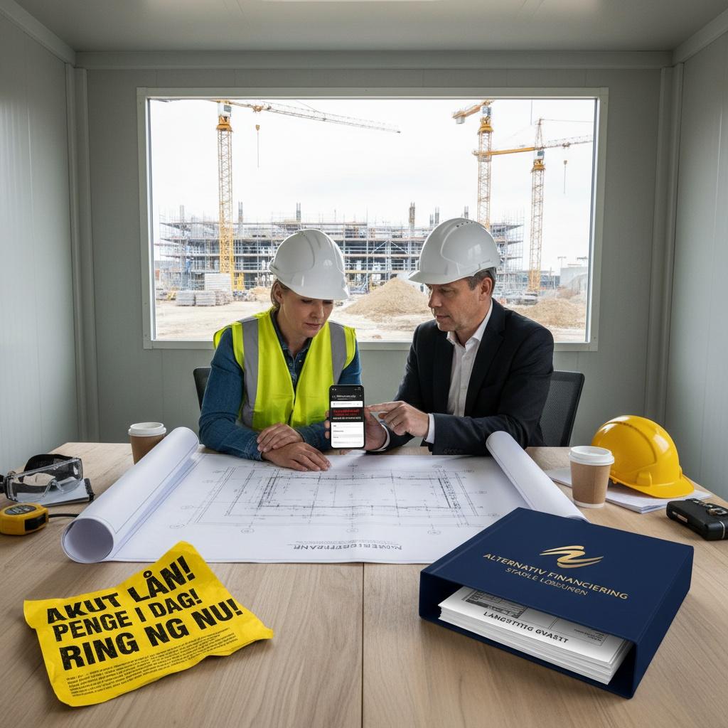 Lån eller ro ved byggepladsen